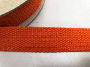 Gjordbånd - taskehank 30 mm, orange